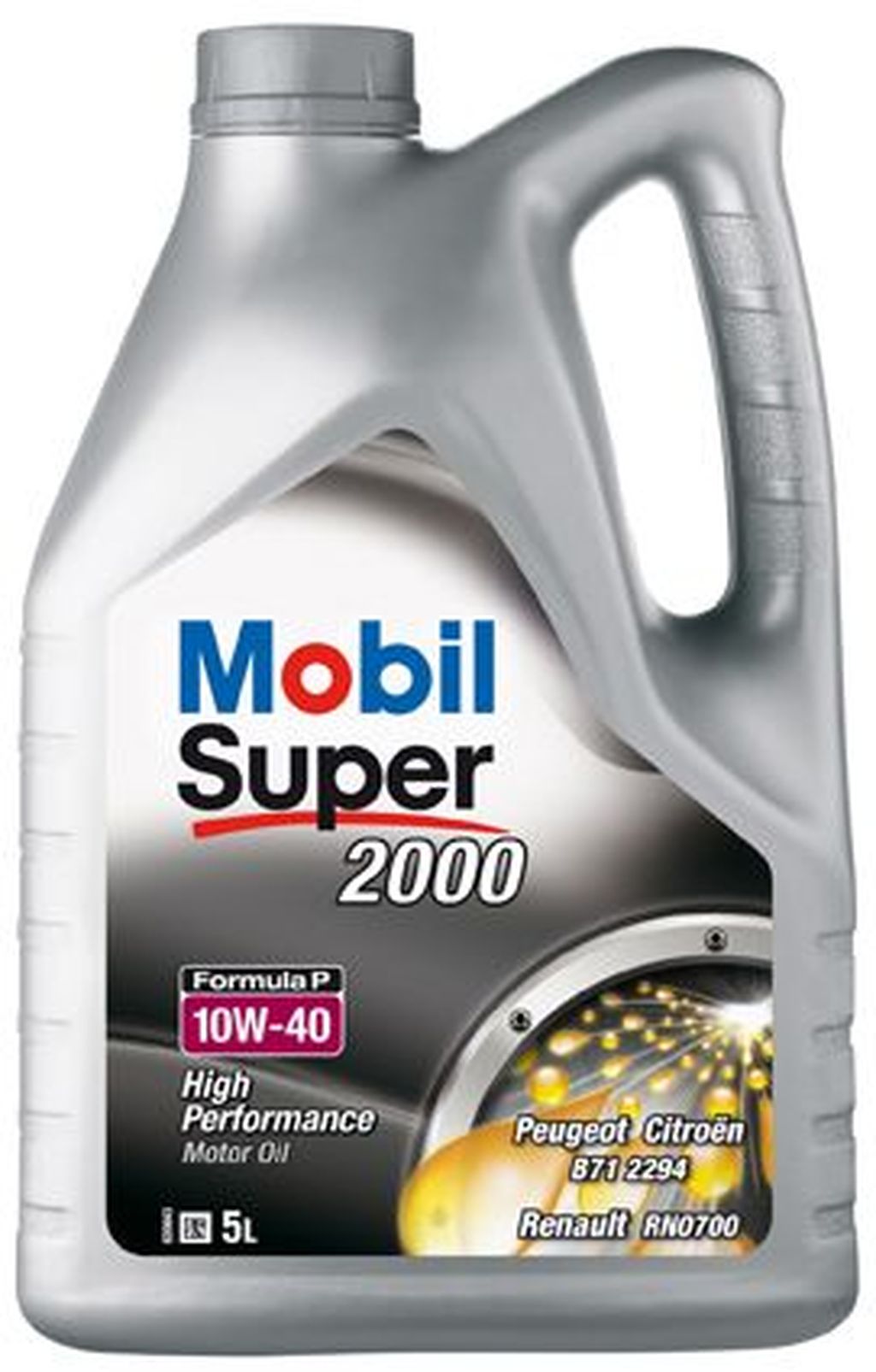 Huile moteur MOBIL MOBIL S2000 10W40 Formula-P 5L - ref. 157629